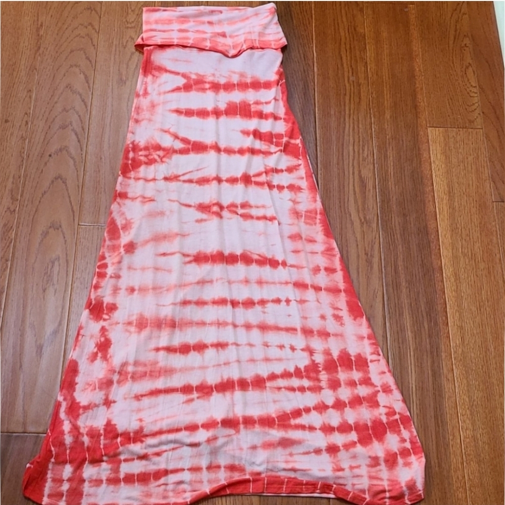 Tie dye Billabong maxi skirt